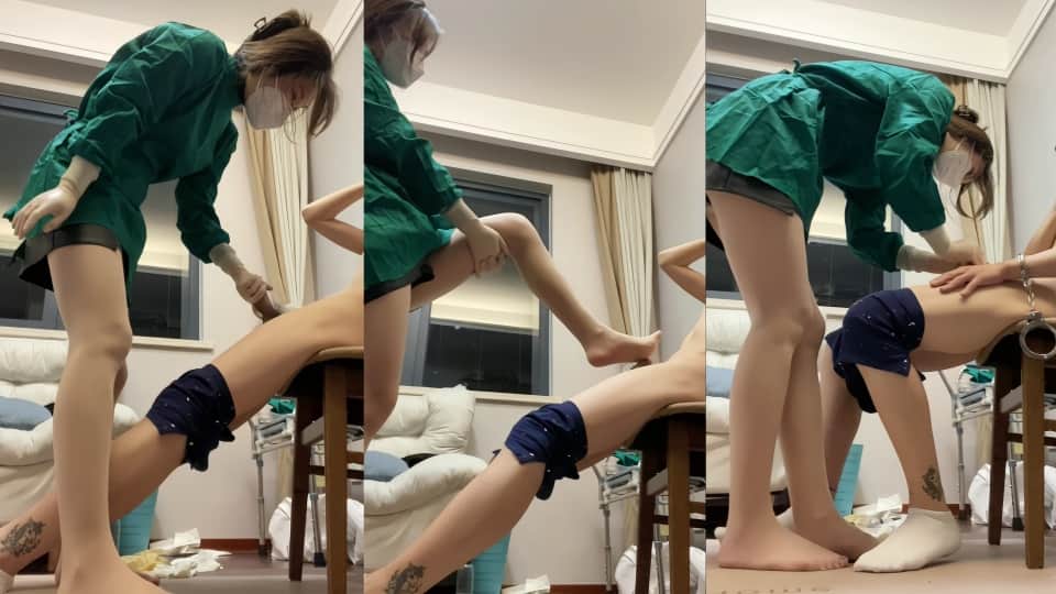 医生护士专业取精，足交撸鸡打飞机，职业装下士各种反差丝袜，丝足榨精 (2)